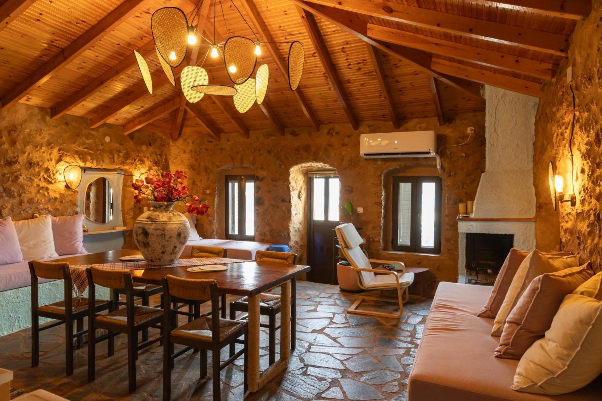 Vasiliki Cozy & Modern House Githio Viewヴィラ エクステリア 写真